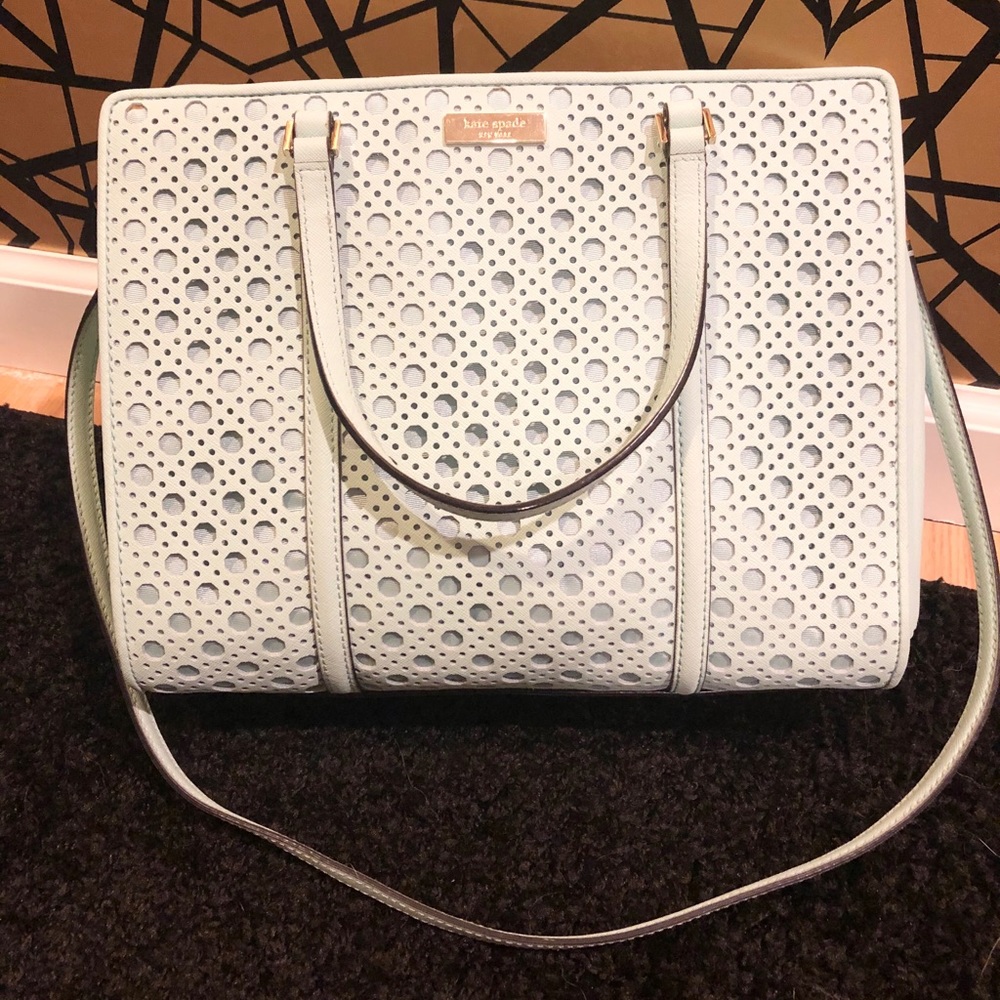 Kate spade light aqua green purse